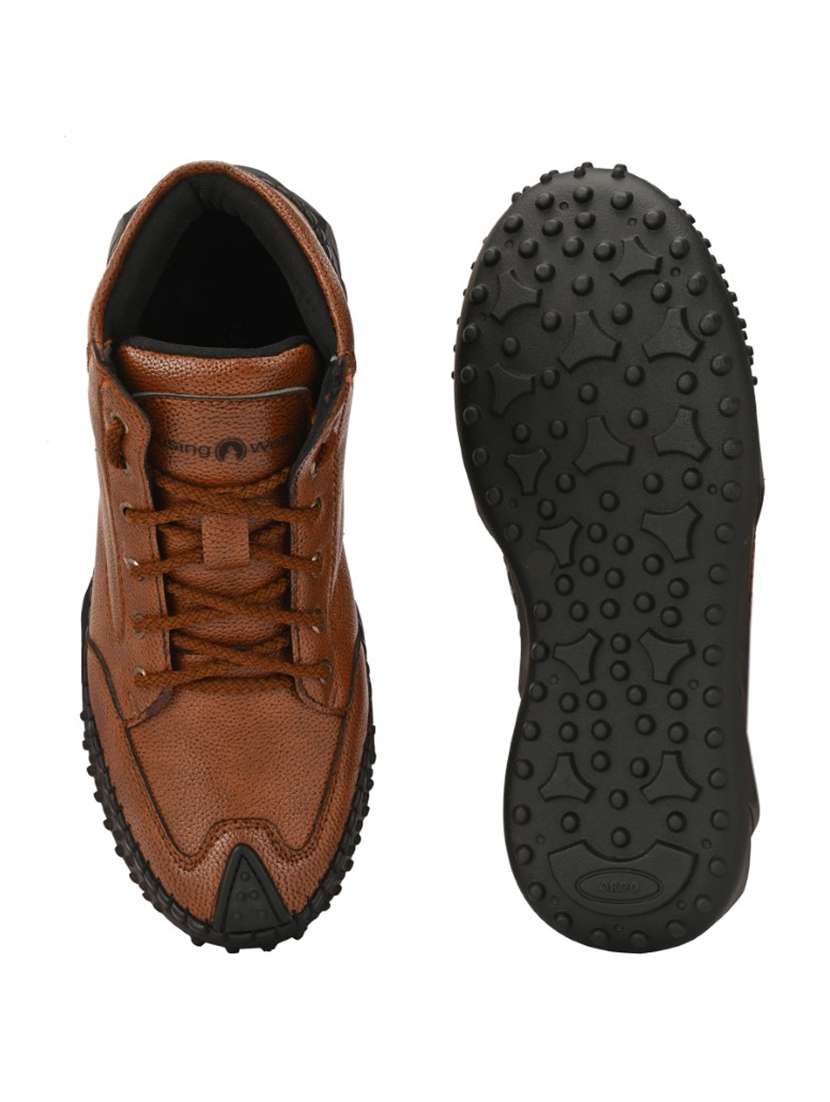 men tan lace up boot - 22299457 -  Standard Image - 4