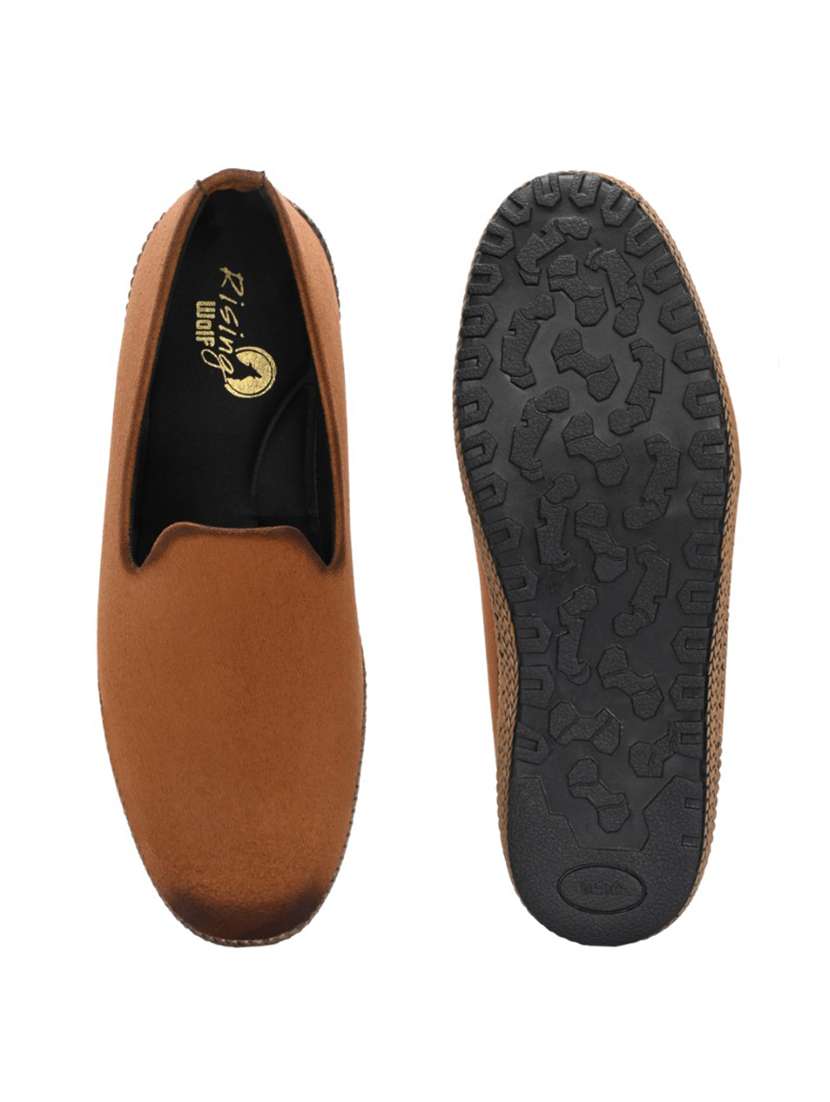 men tan slip on loafer - 22299463 -  Standard Image - 4