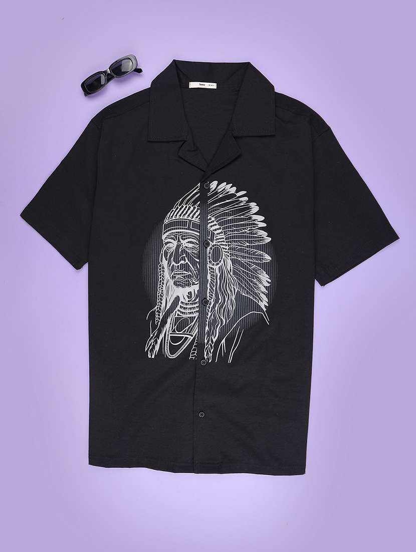 boys printed short sleeve shirt - 22299525 -  Standard Image - 1