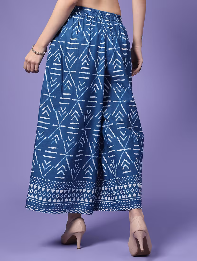 women printed mid rise flared maxi skirt - 22299612 -  Standard Image - 4