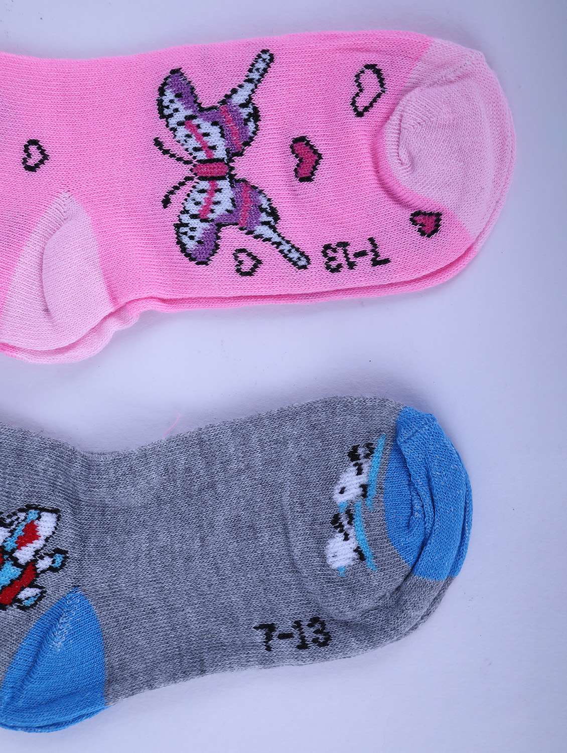 kids pack of 2 printed socks - 22299632 -  Standard Image - 1