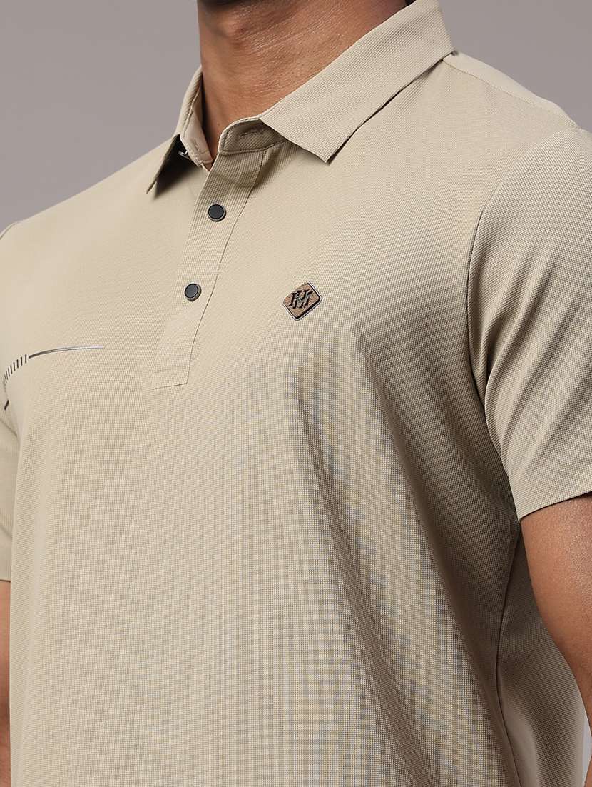 men solid short sleeve polo t-shirt - 22299827 -  Standard Image - 4