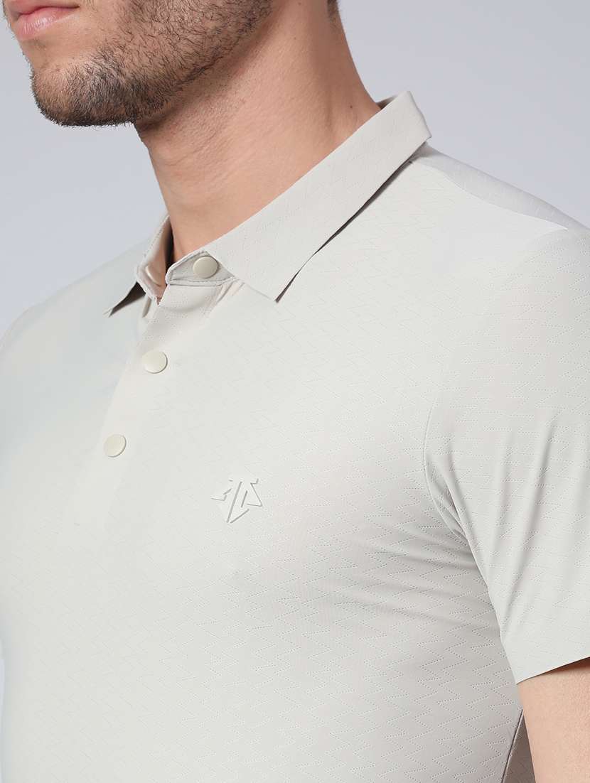 men solid short sleeve polo t-shirt - 22299829 -  Standard Image - 4