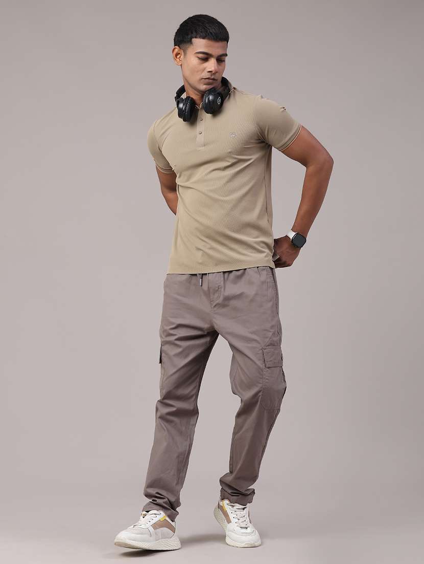 men solid short sleeve polo t-shirt - 22299830 -  Standard Image - 4