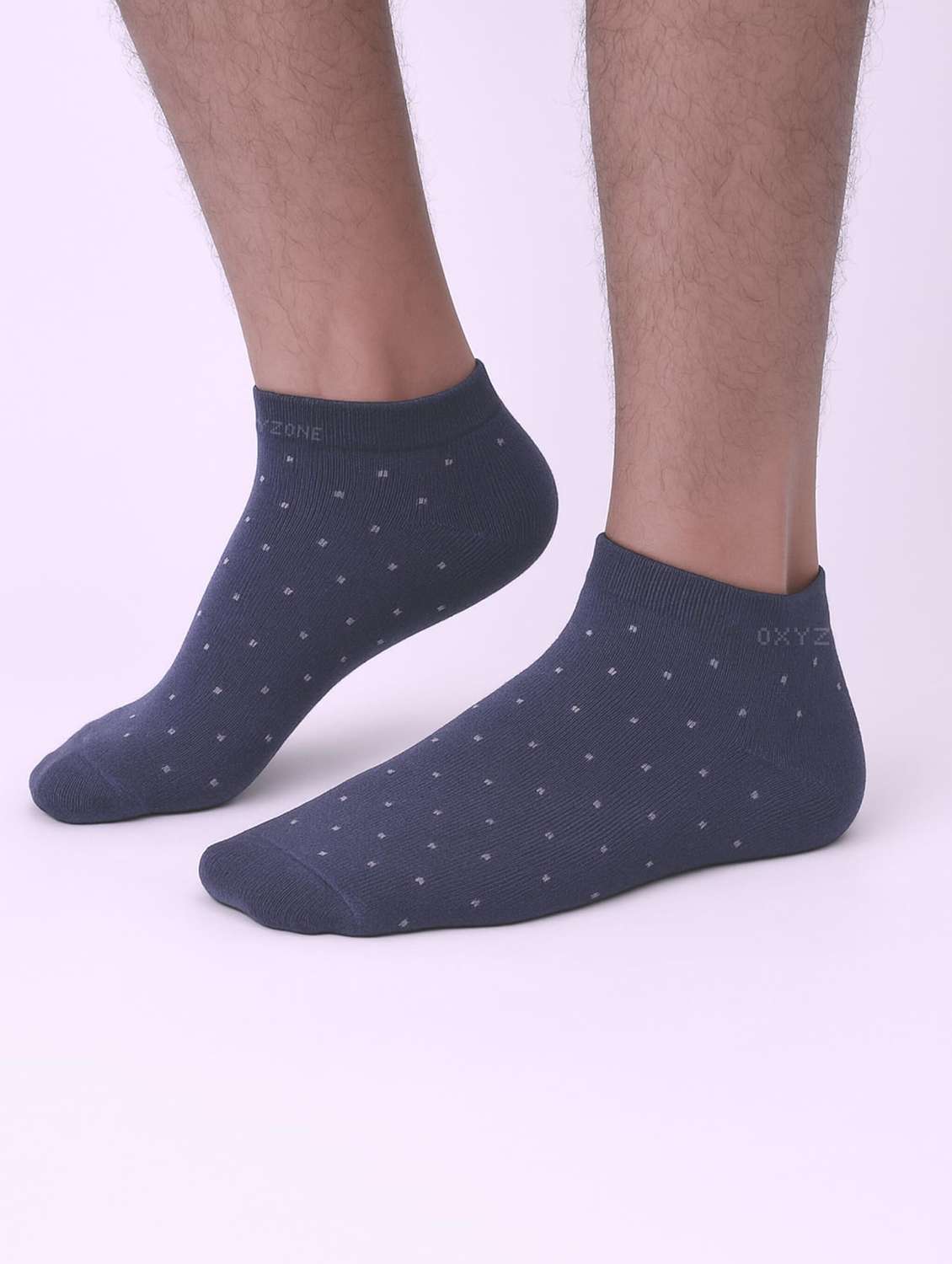 men pack of 3 printed ankle length socks - 22300064 -  Standard Image - 4