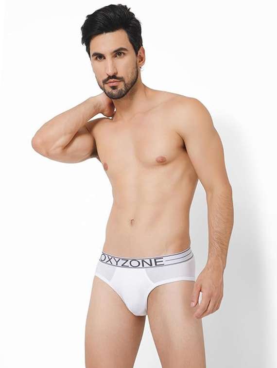 men pack of 2 solid low rise hipster brief - 22300069 -  Standard Image - 4