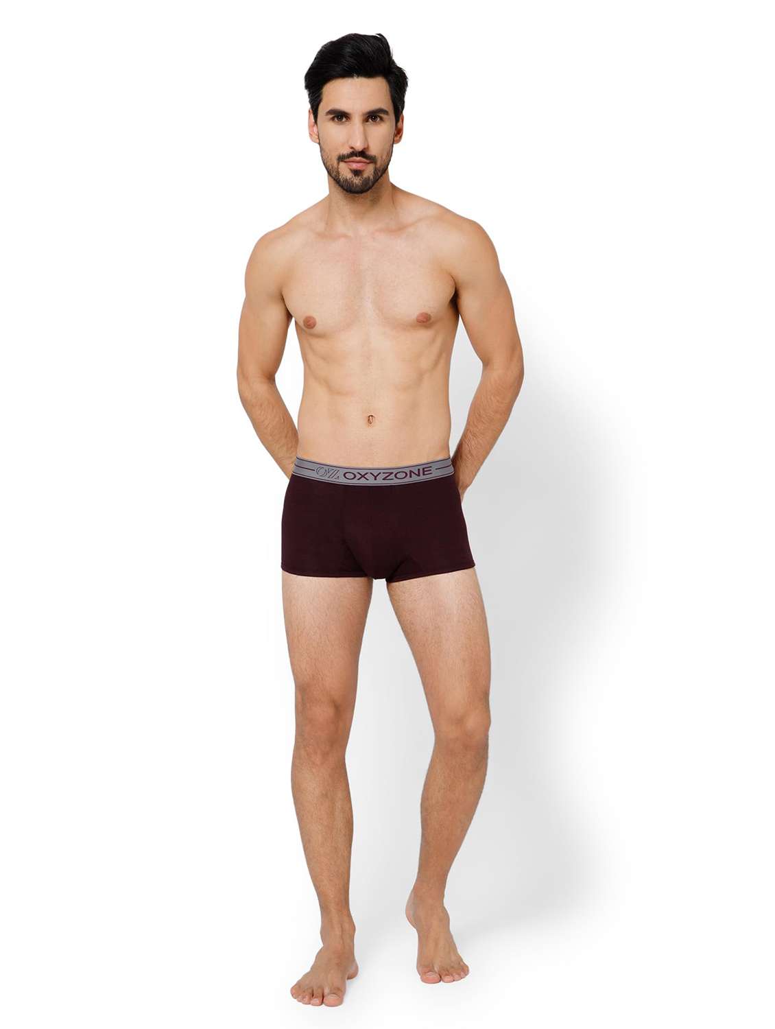 men solid low rise trunks brief - 22300078 -  Standard Image - 4