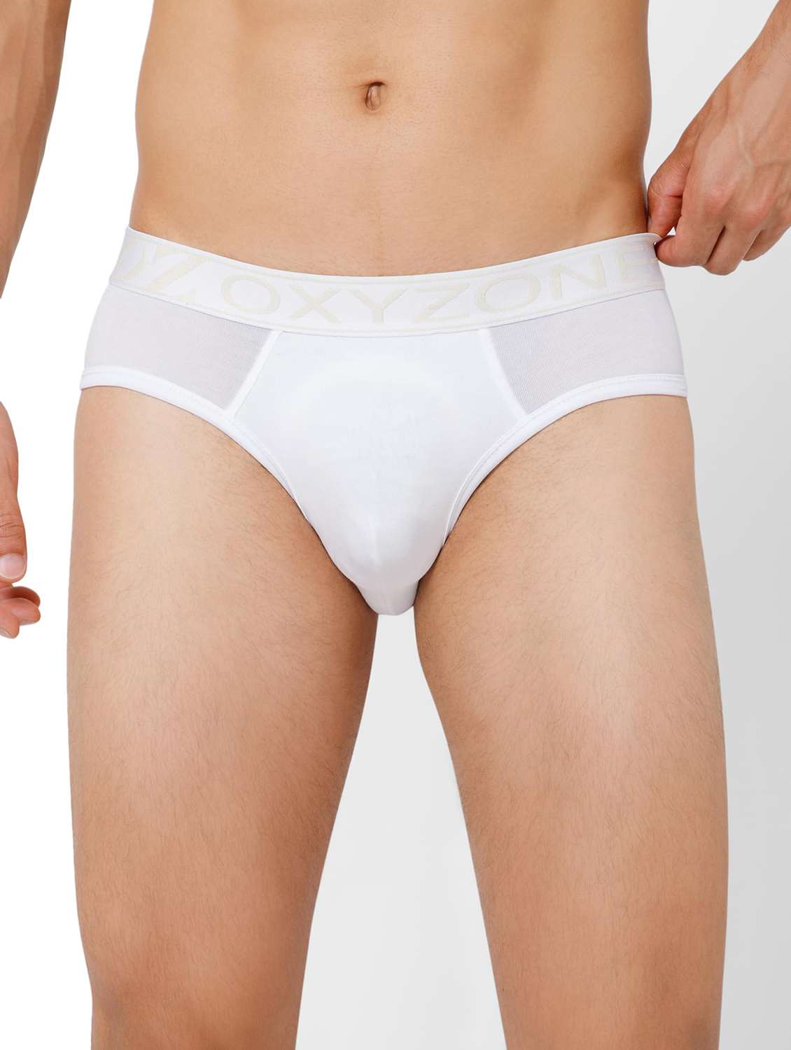 men pack of 2 solid low rise hipster brief - 22300100 -  Standard Image - 1