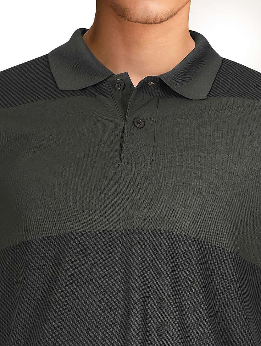 men printed short sleeve polo t-shirt - 22300223 -  Standard Image - 4