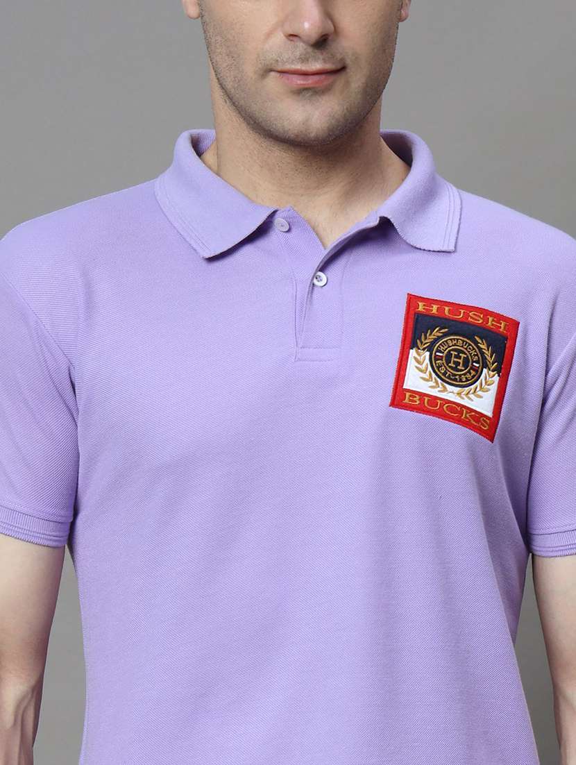 men typographic short sleeve polo t-shirt - 22300239 -  Standard Image - 4