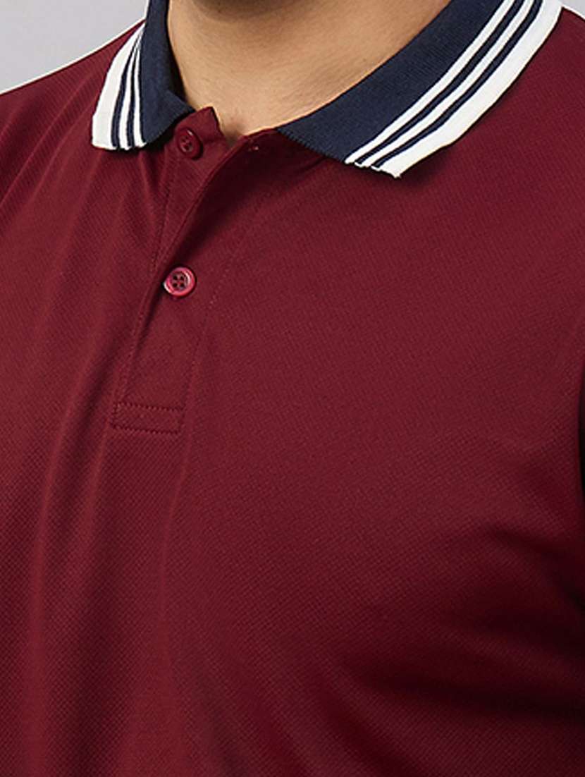 men solid short sleeve polo t-shirt - 22300283 -  Standard Image - 4