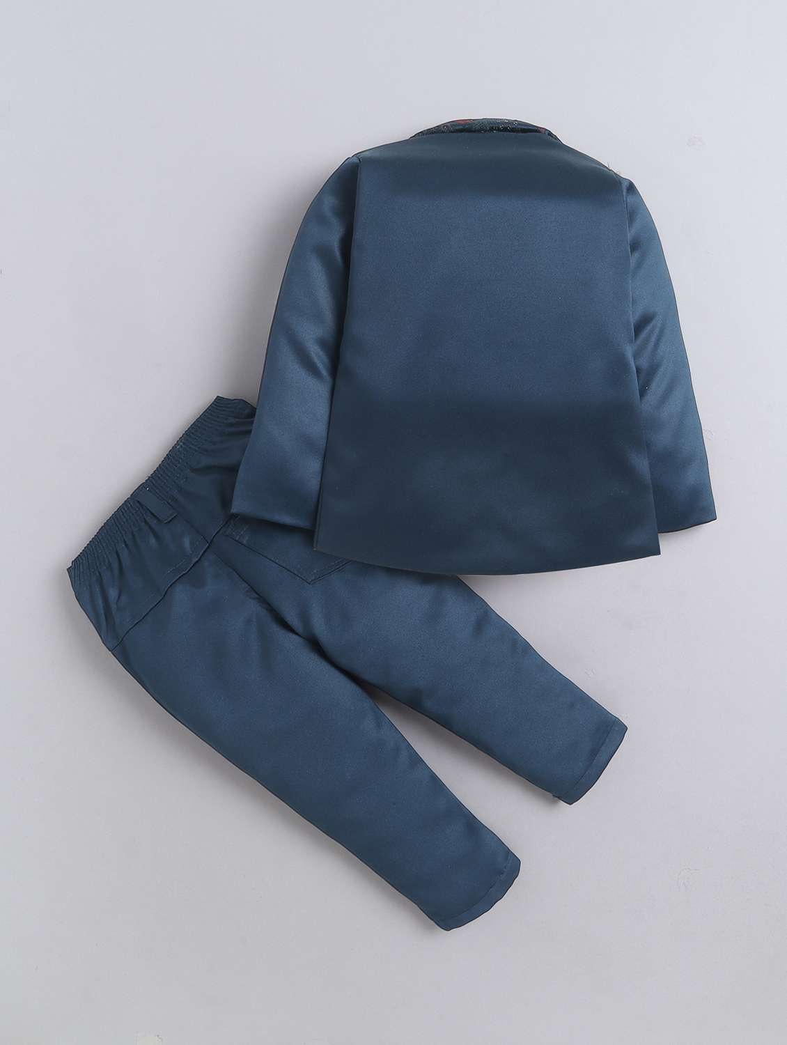 boys embroidered blazer and trouser with shirt set - 22300327 -  Standard Image - 1