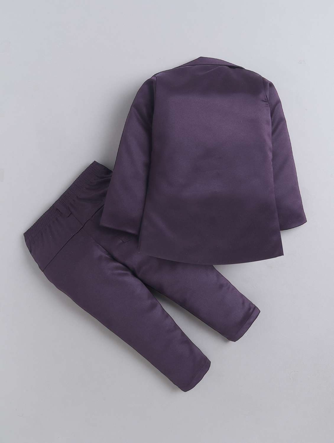boys embroidered blazer and trouser with shirt set - 22300328 -  Standard Image - 1