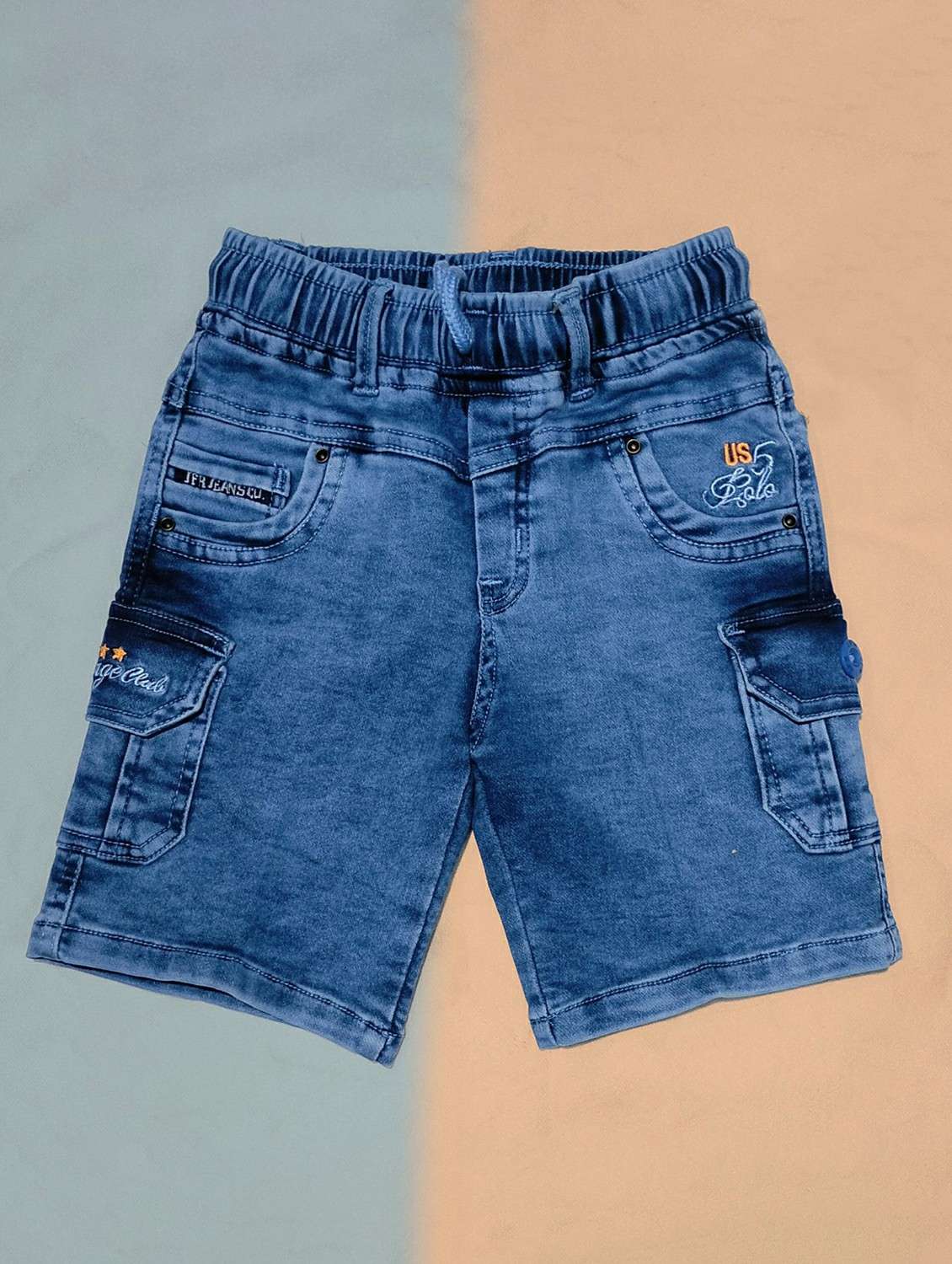boys solid mid rise shorts - 22300576 -  Standard Image - 1