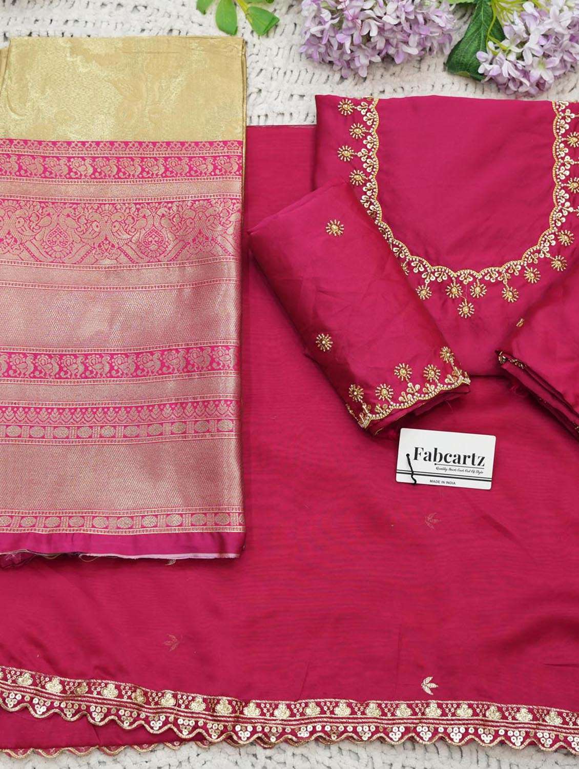 cream silk flared lehenga - 22300584 -  Standard Image - 4