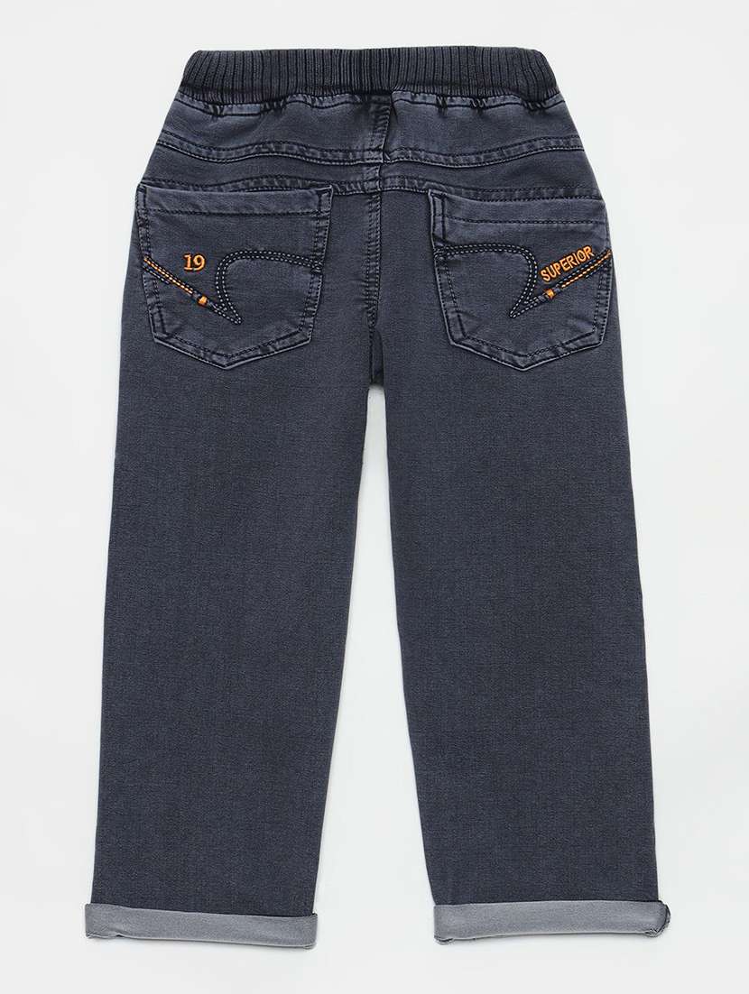 boys solid mid rise relaxed fit jean - 22300670 -  Standard Image - 1