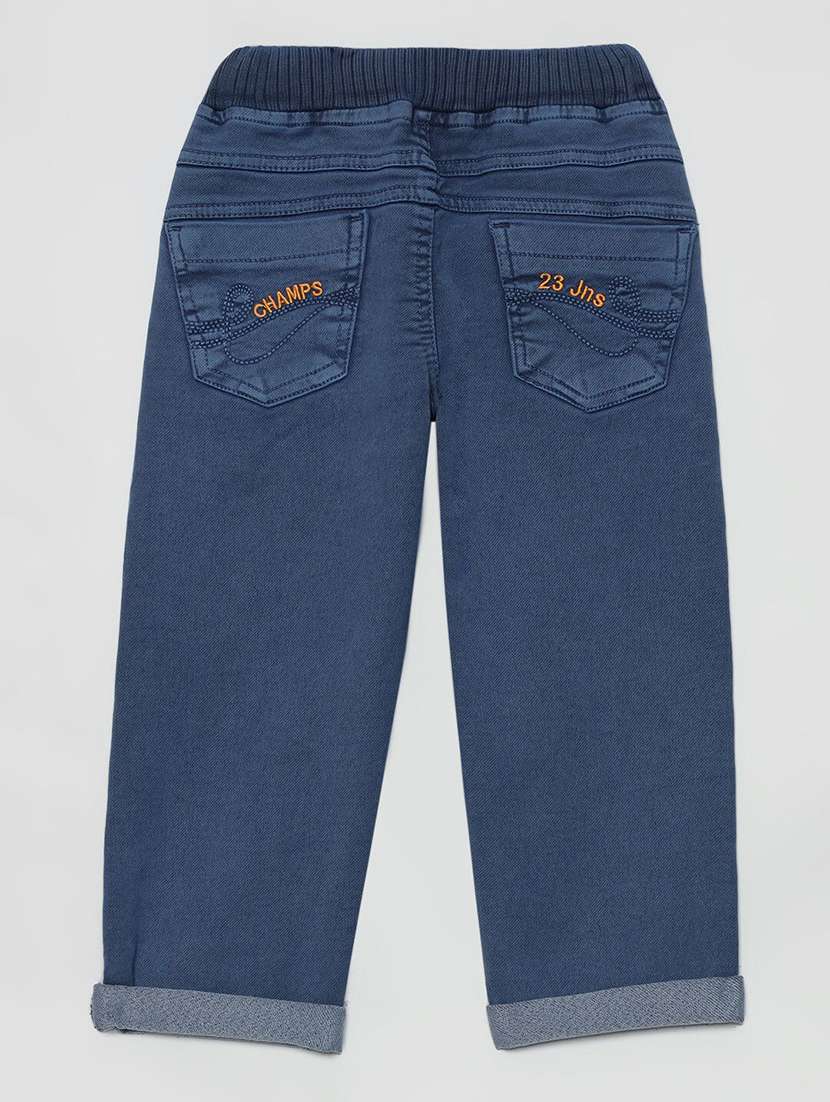 boys solid mid rise relaxed fit jean - 22300676 -  Standard Image - 1