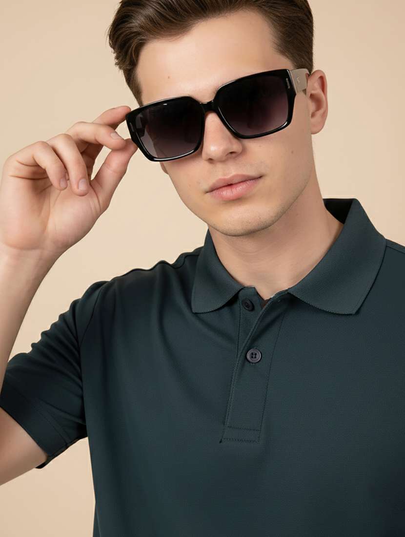 men solid short sleeve polo t-shirt - 22300827 -  Standard Image - 4