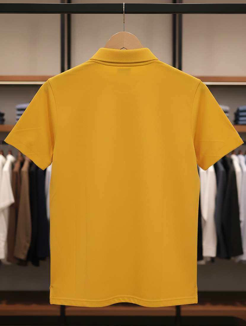 men solid short sleeve polo t-shirt - 22300843 -  Standard Image - 4