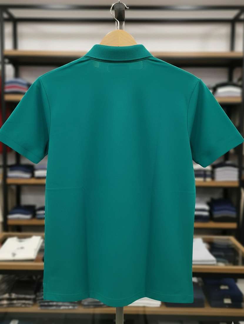 men solid short sleeve regular fit polo t-shirt - 22300846 -  Standard Image - 4