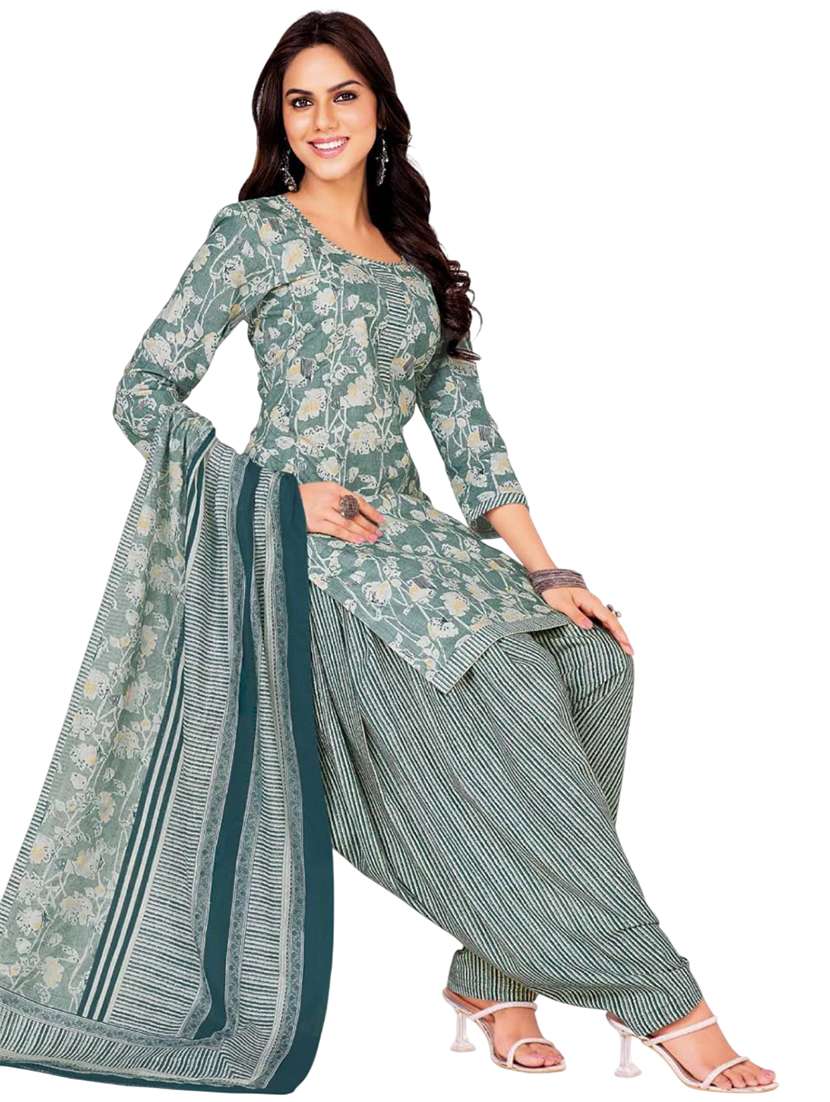 women floral printed unstitched suit set - 22301554 -  Standard Image - 1