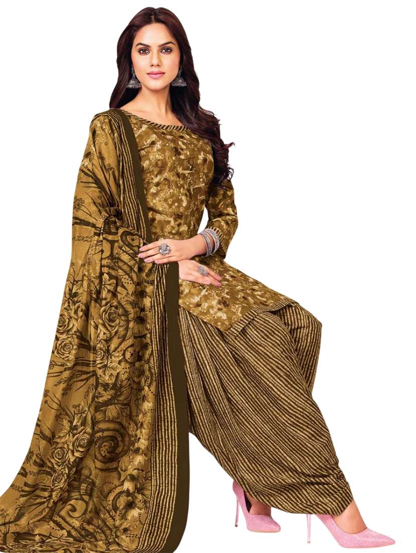 women printed unstitched suit set - 22301555 -  Standard Image - 1