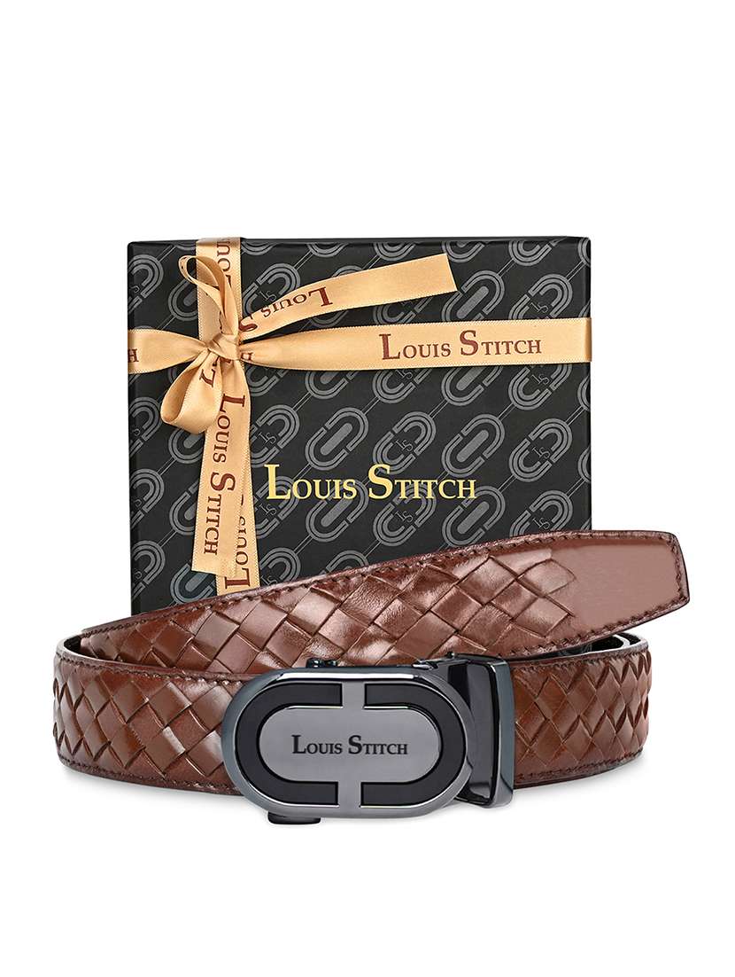 men tan leather belt - 22301570 -  Standard Image - 4