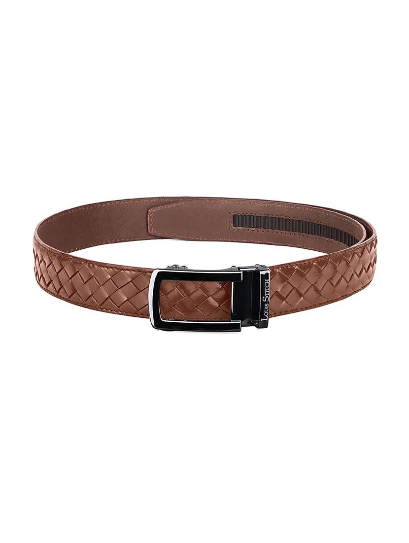 men tan leather belt - 22301572 -  Standard Image - 1