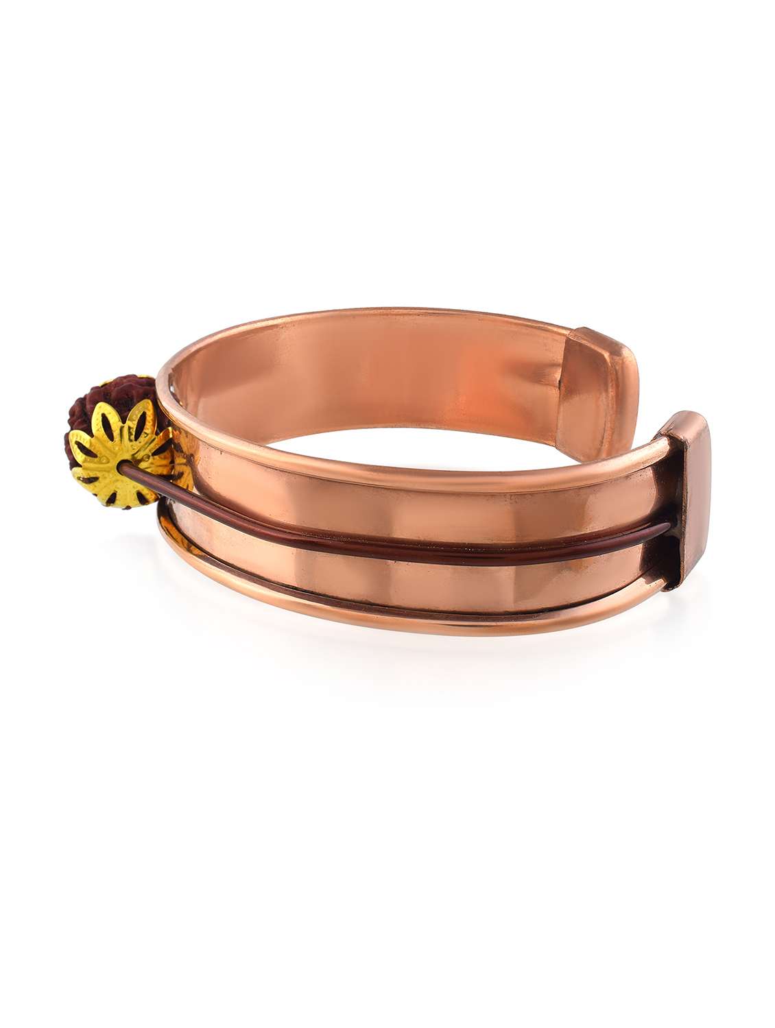 women brown brass cuffs bracelet - 22301602 -  Standard Image - 1