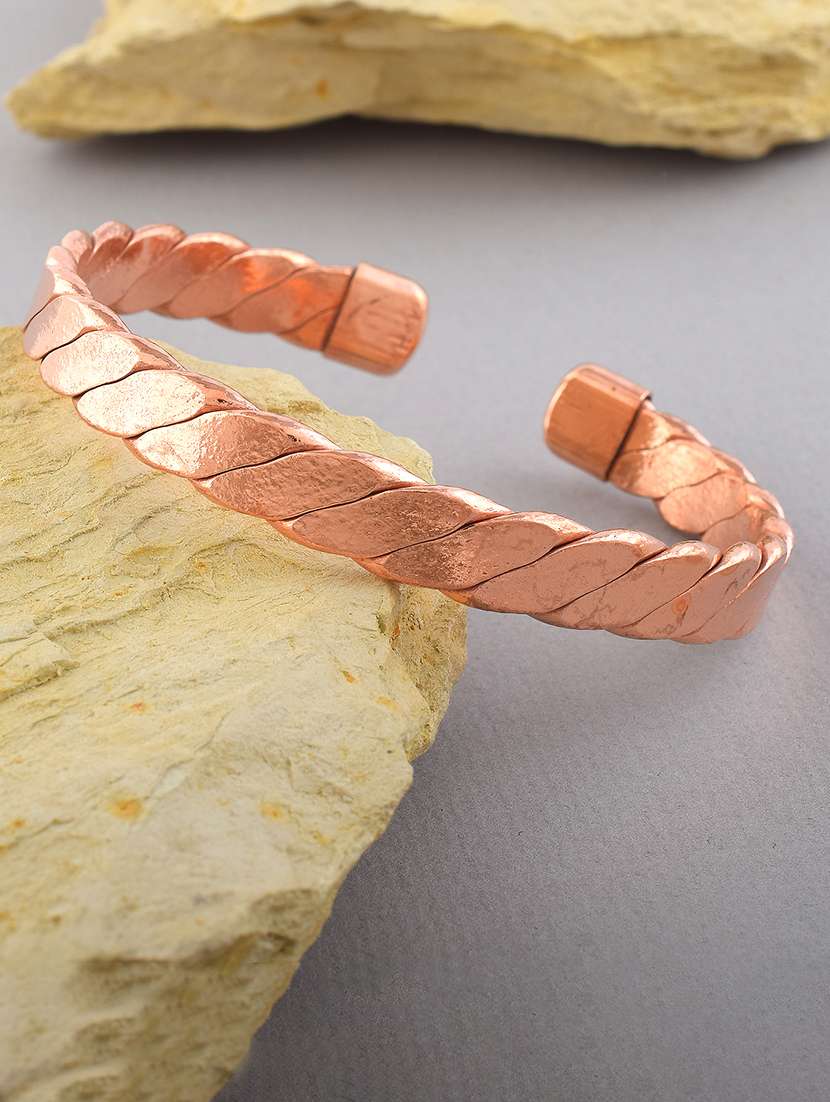 women brown brass cuffs bracelet