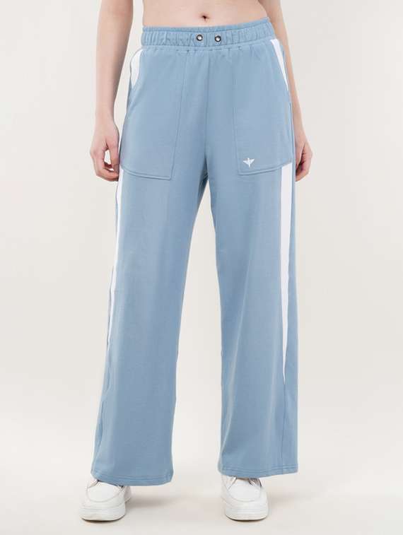 women tapered mid rise relaxed fit track pant