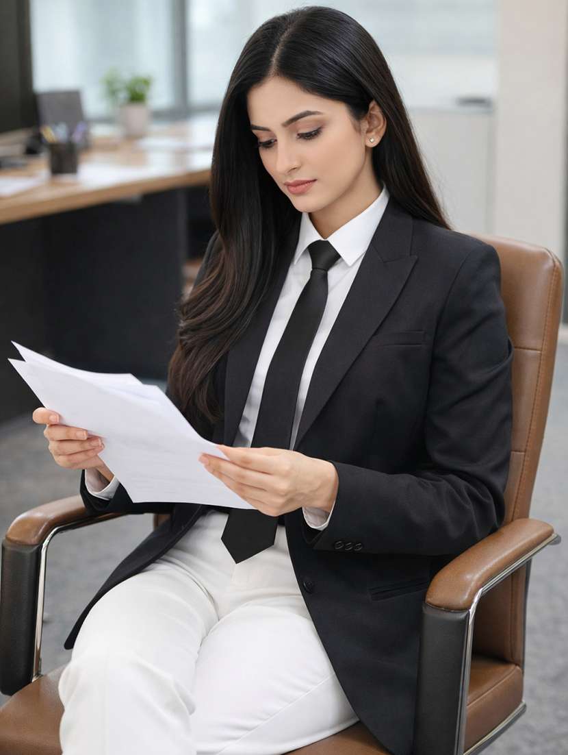 women solid long sleeve single breasted blazer - 22301679 -  Standard Image - 1