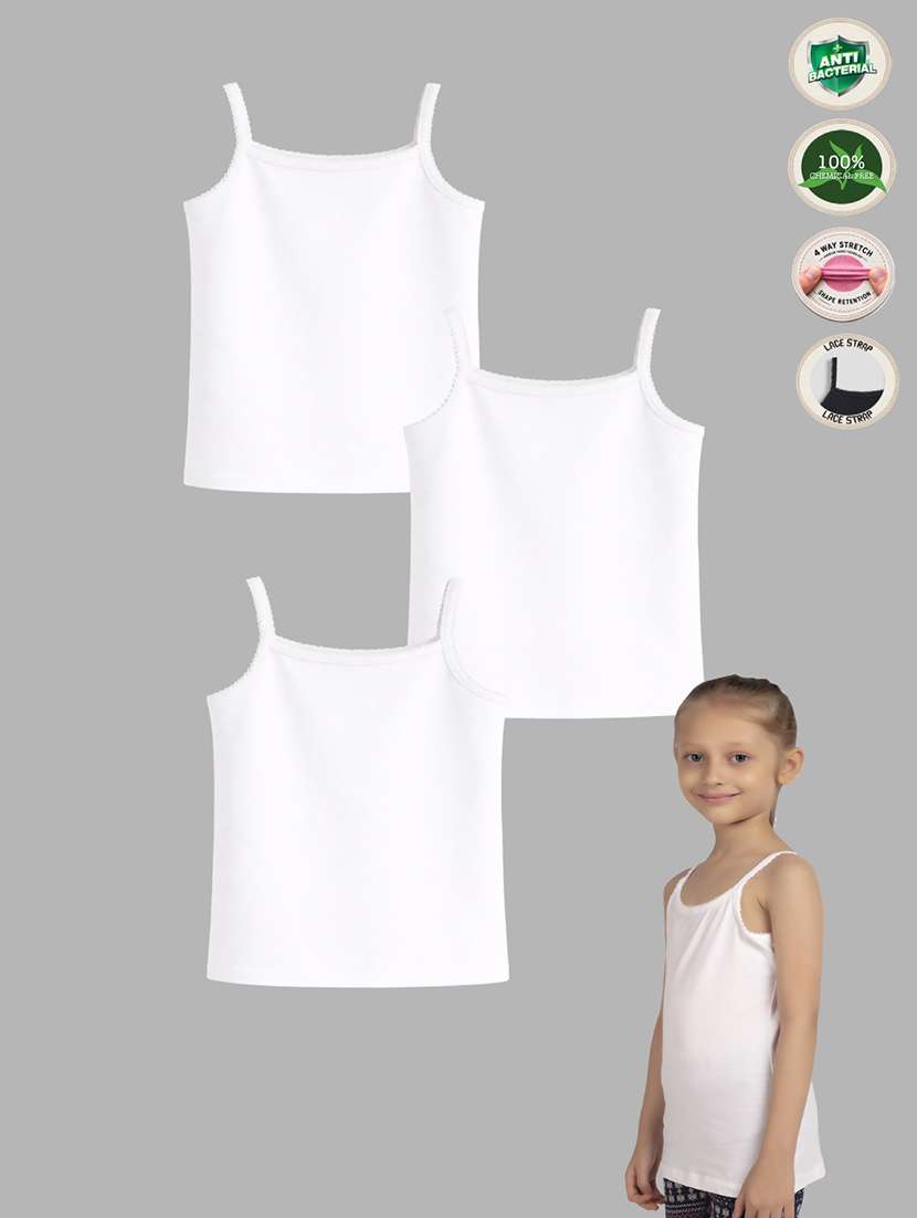 girls pack of 3 solid innerwear slip - 22301686 -  Standard Image - 4