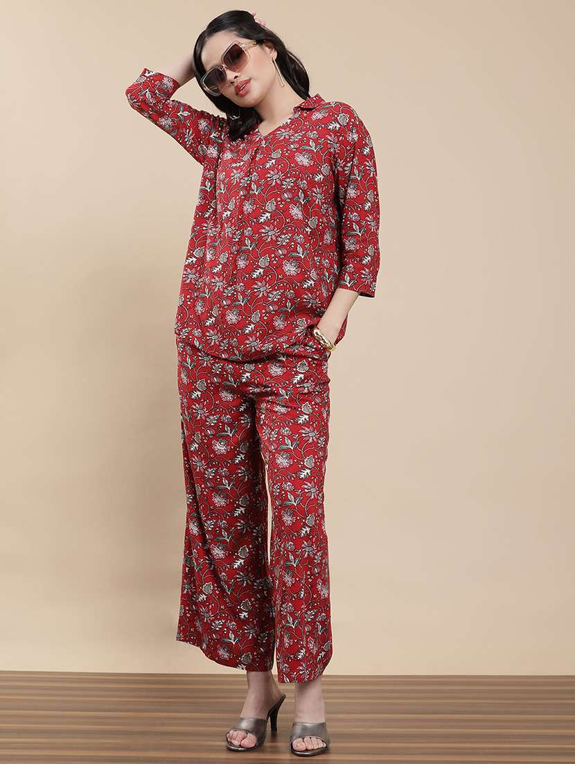 women floral print collared top - 22301821 -  Standard Image - 4
