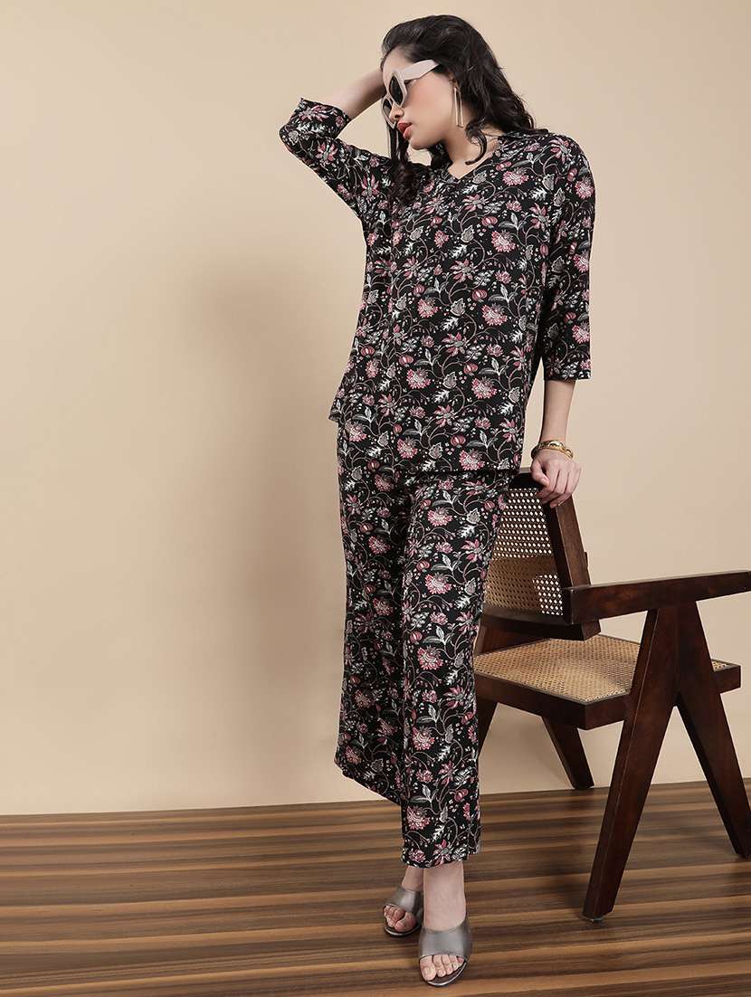 women floral print collared regular top - 22301827 -  Standard Image - 4