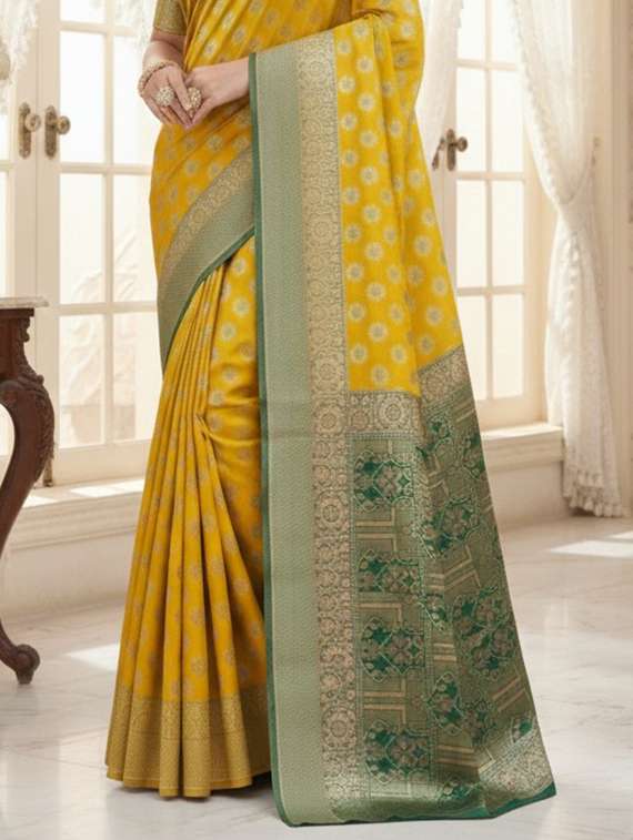 women self design banarasi saree with blouse - 22301870 -  Standard Image - 1