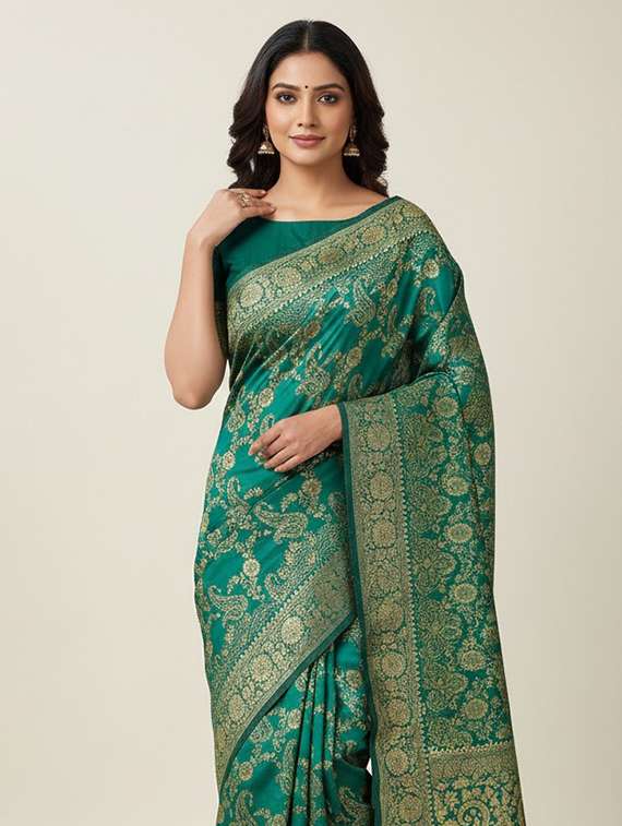 women self design banarasi saree with blouse - 22301879 -  Standard Image - 1