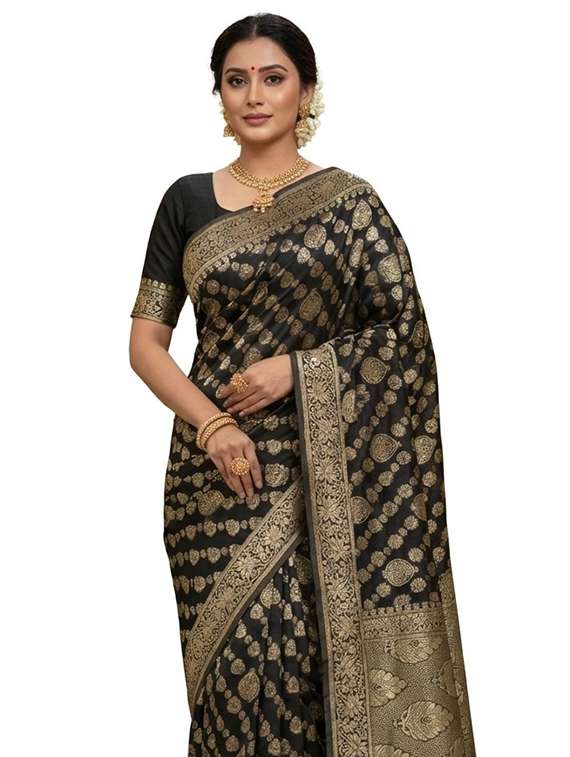 women self design banarasi saree with blouse - 22301882 -  Standard Image - 1