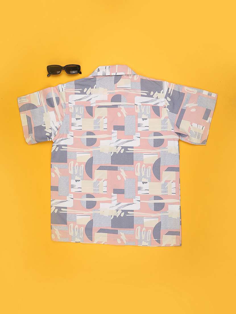 boys collared short sleeve shirt