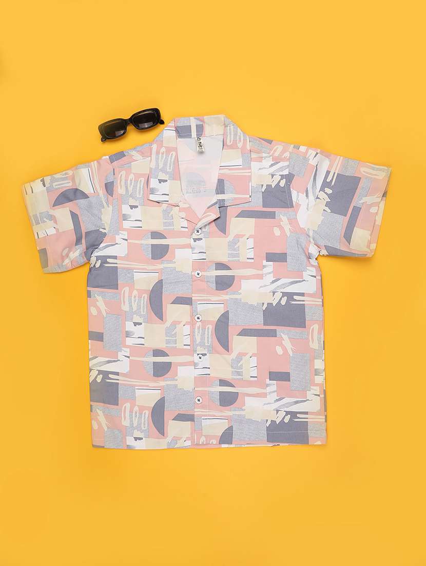 boys collared short sleeve shirt - 22302208 -  Standard Image - 1