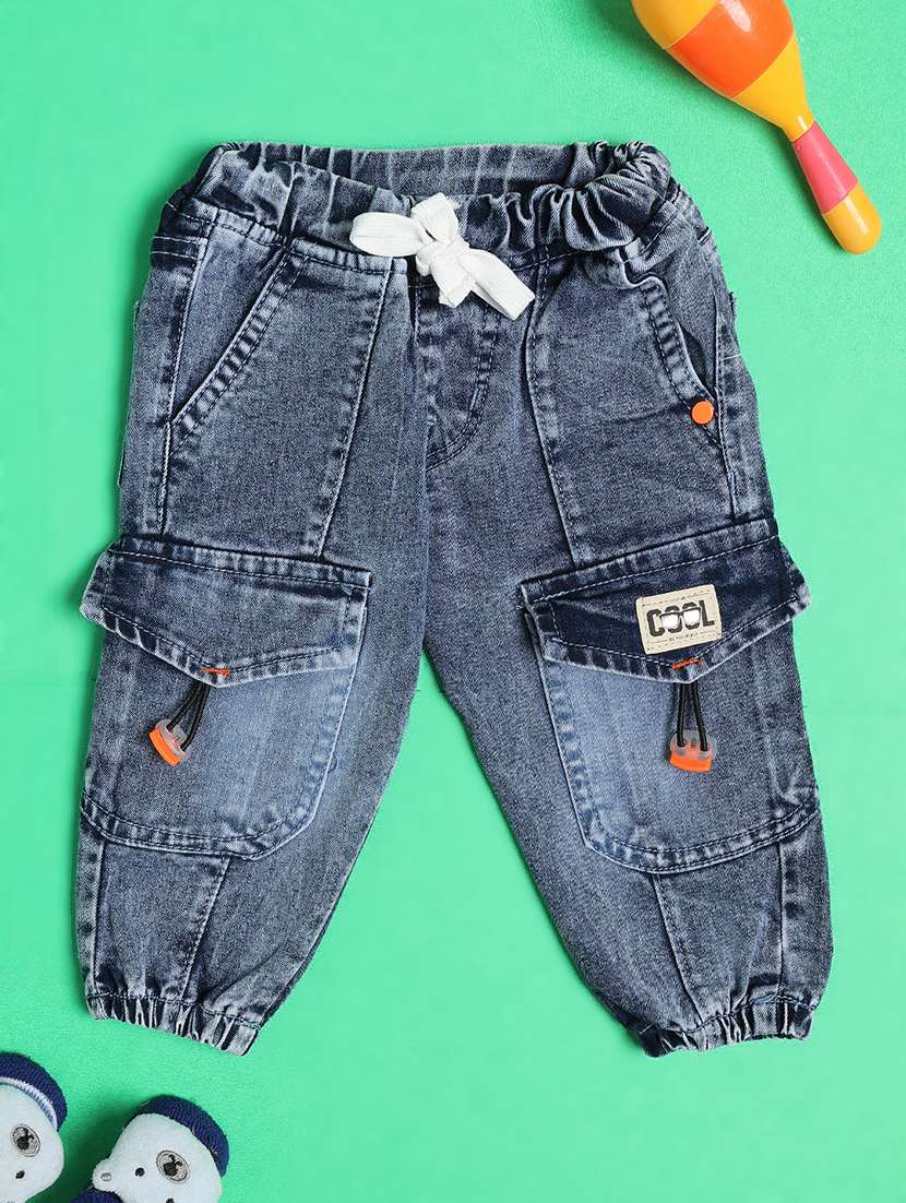 boys washed mid rise regular fit jogger - 22302290 -  Standard Image - 1