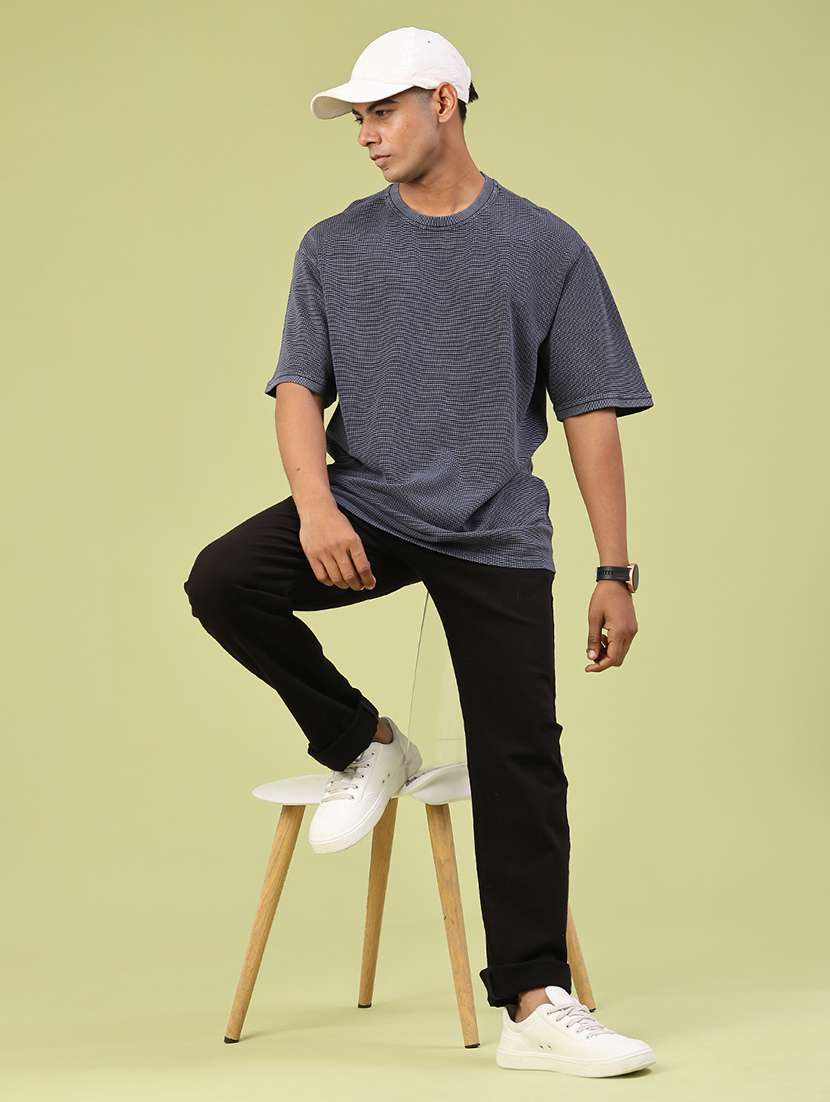 men self design short sleeve loose fit t-shirt - 22302297 -  Standard Image - 4