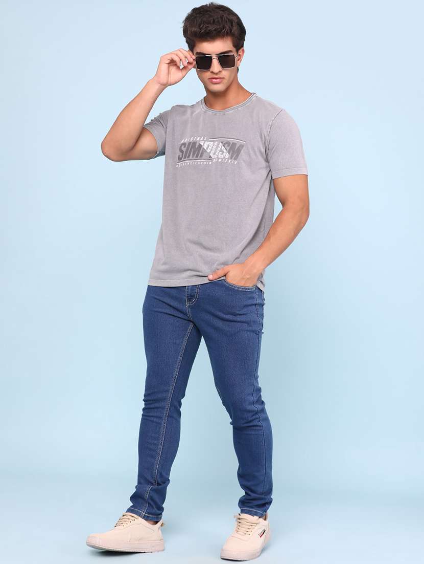 men printed short sleeves regular fit t-shirt - 22302300 -  Standard Image - 4