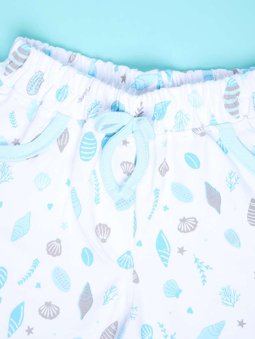 girls printed t-shirt and shorts set - 22302354 -  Standard Image - 4