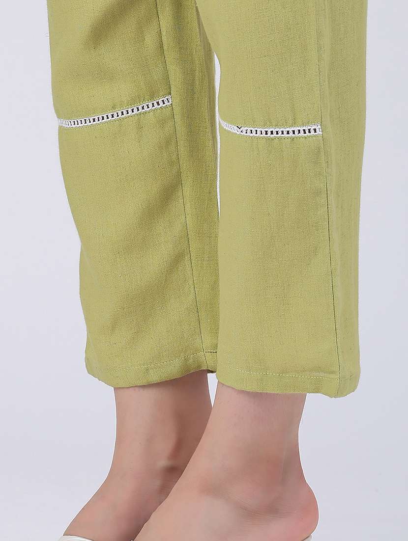 women embroidered three quarter sleeves kurta and pant set - 22302565 -  Standard Image - 4