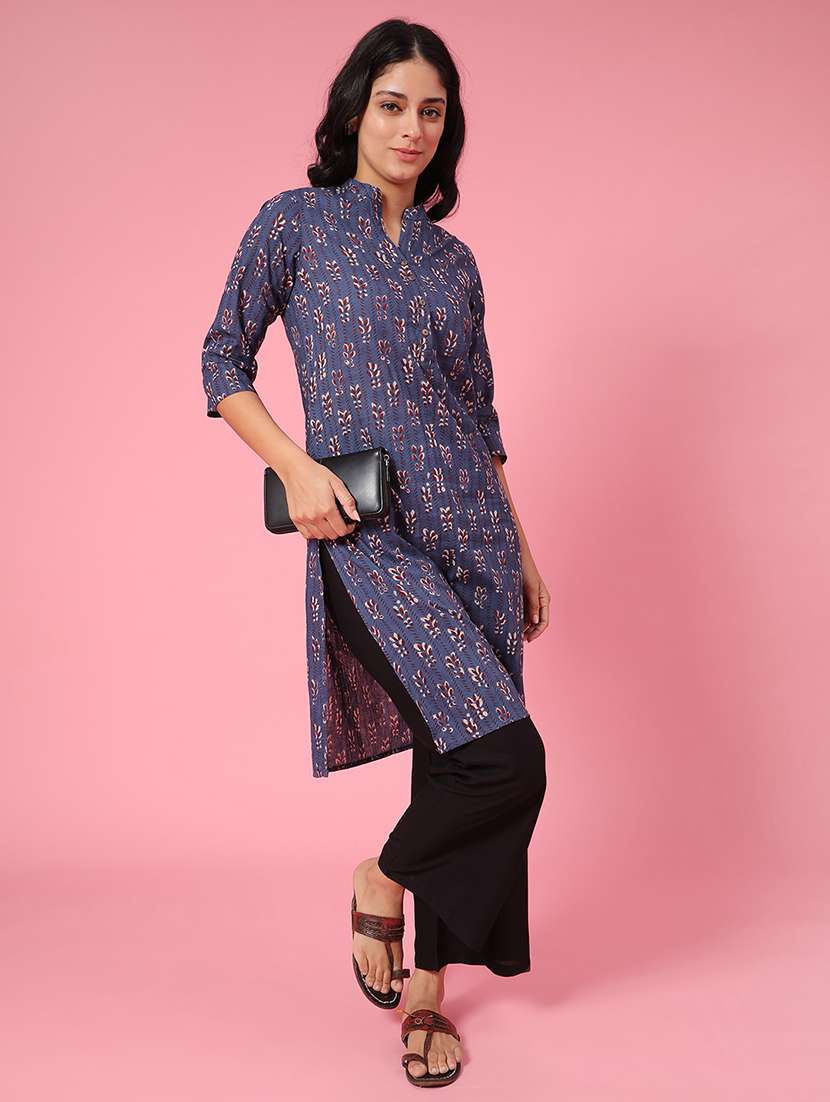 black rayon flared palazzo - 22302586 -  Standard Image - 4