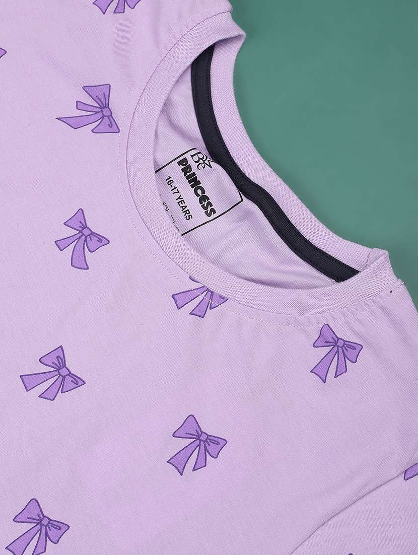 girls printed short sleeve tee - 22302716 -  Standard Image - 4