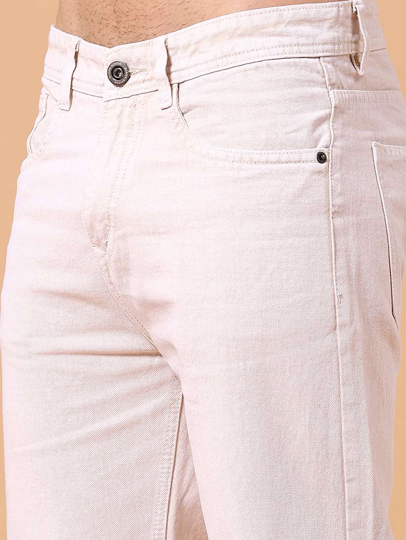 men plain mid rise full length jeans - 22302769 -  Standard Image - 1