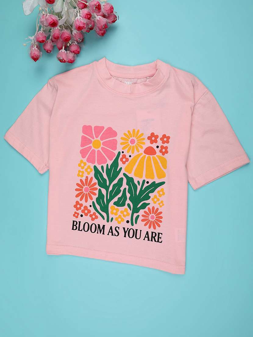 girls printed short sleeve tee - 22302798 -  Standard Image - 1
