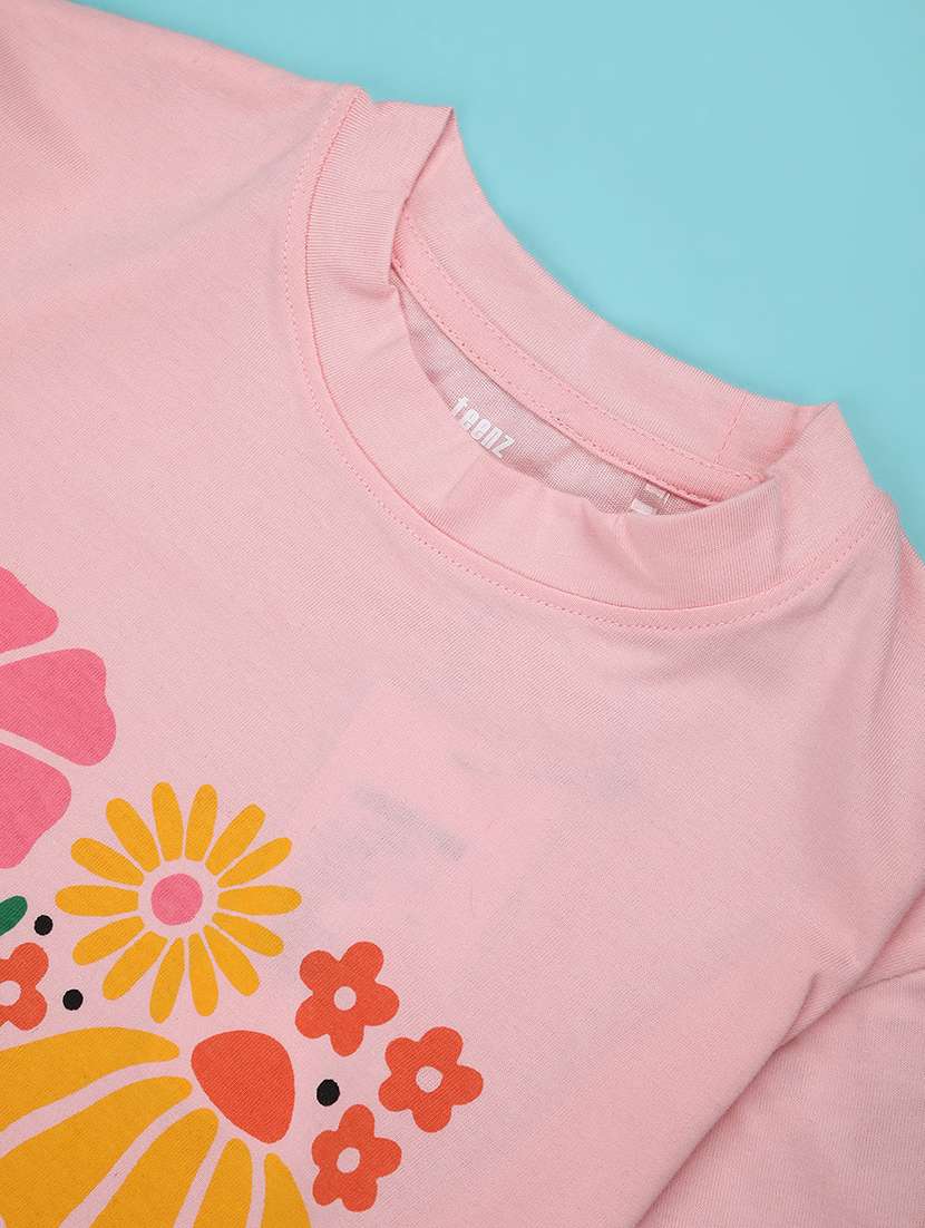 girls printed short sleeve tee - 22302798 -  Standard Image - 4